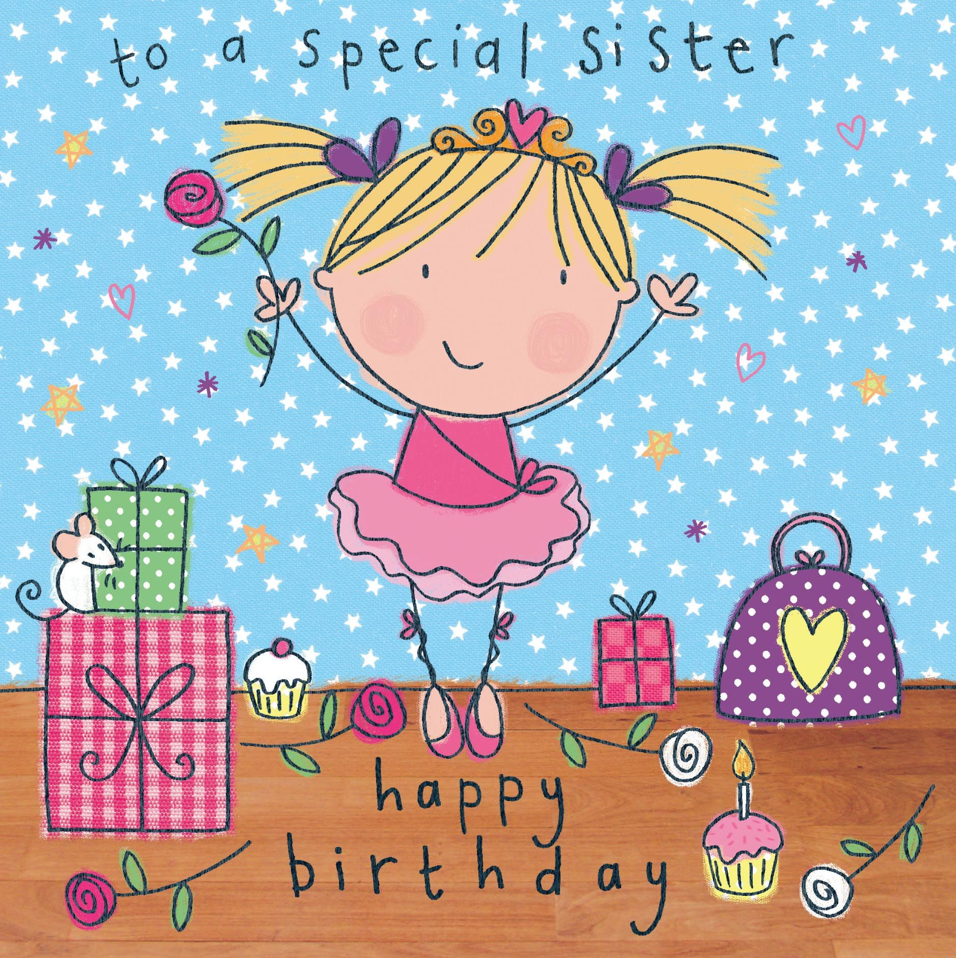 Free Birthday Cards For Sister
 Sister Birthday Clipart – 101 Clip Art