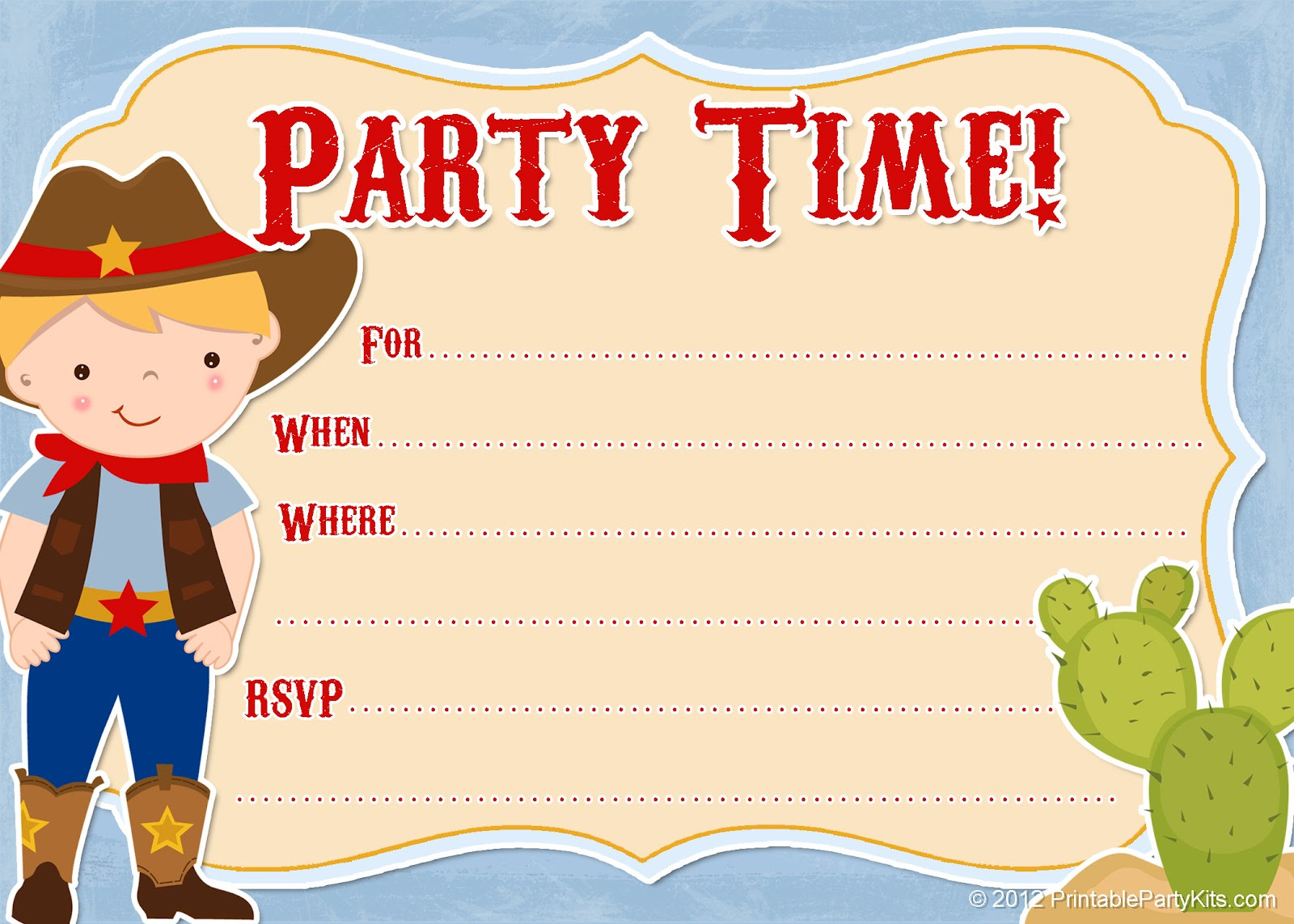 Free Birthday Party Invitations Templates
 FREE Farm Birthday Invitations – FREE Printable Birthday