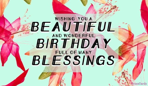 Free Christian Birthday Cards
 Free Beautiful Birthday Blessings eCard eMail Free
