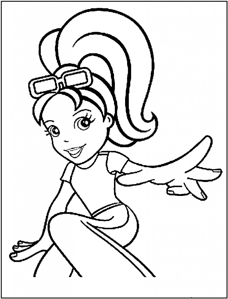 Free Coloring Sheets For Kids
 Free Printable Polly Pocket Coloring Pages For Kids