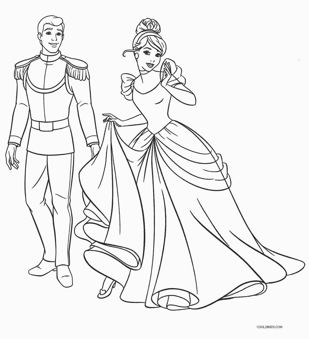Free Coloring Sheets For Kids
 Free Printable Cinderella Coloring Pages For Kids