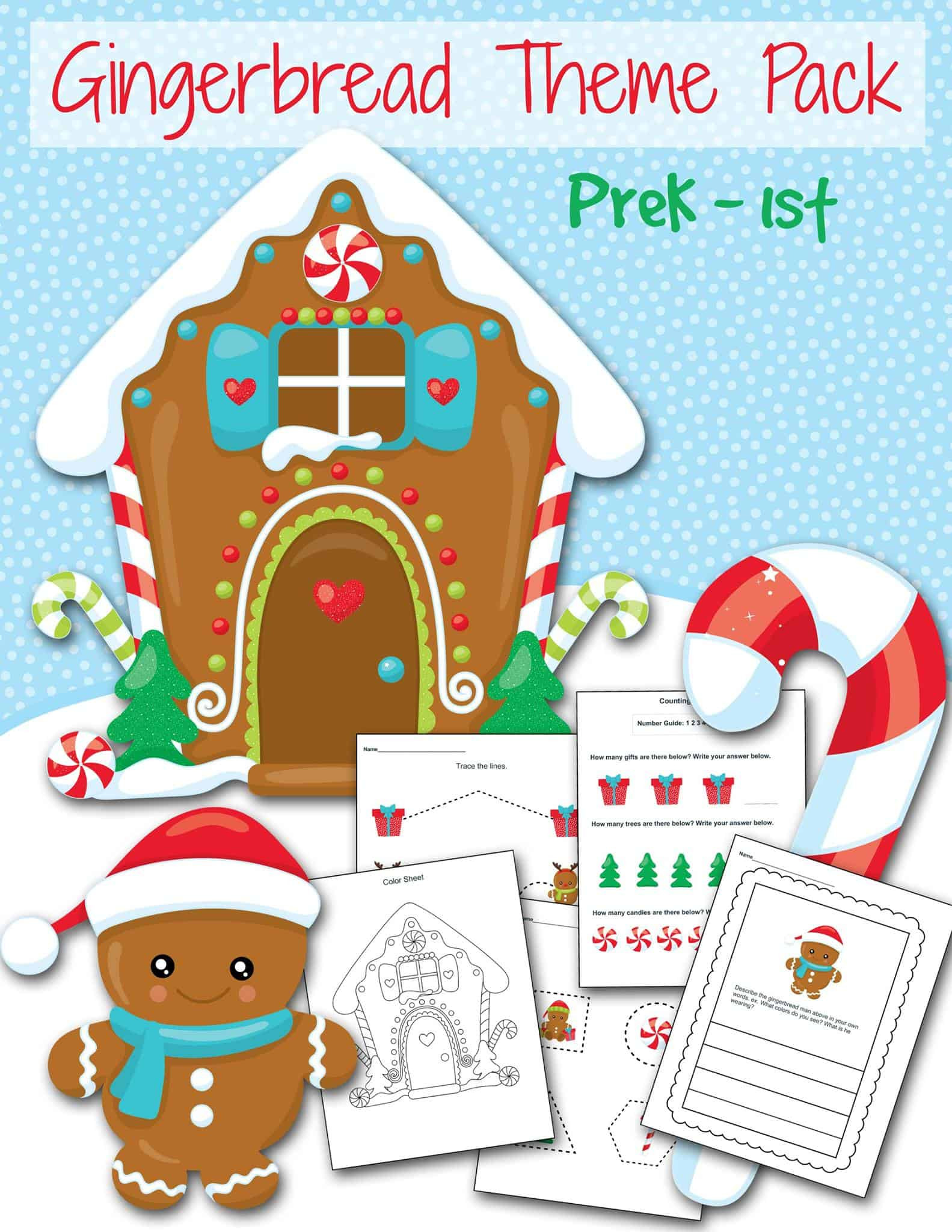 Free Crafts For Preschoolers
 FREE Gingerbread Printable Holiday Friends Preschool Craft