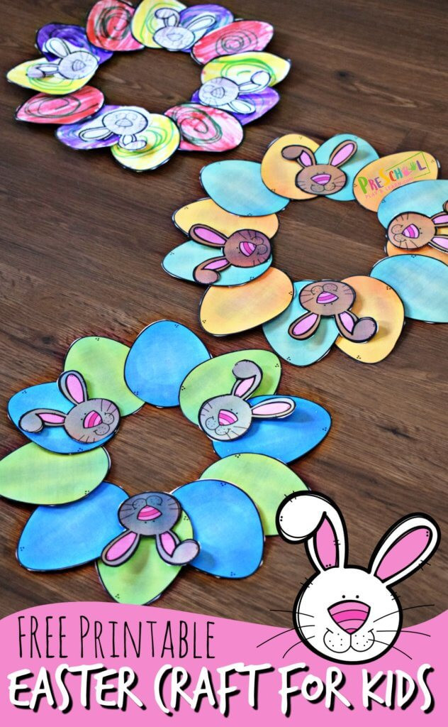 Free Crafts For Preschoolers
 FREE Printable Easter Craft for Kids