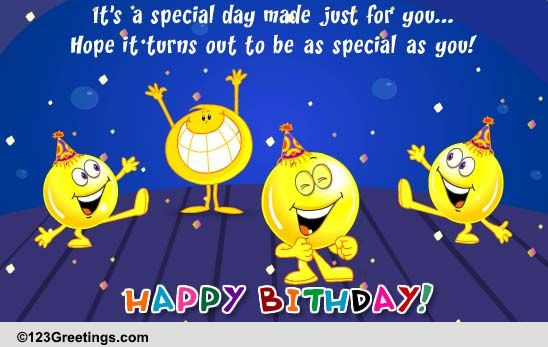 Free E-cards Birthday
 A Special Birthday Free Happy Birthday eCards Greeting