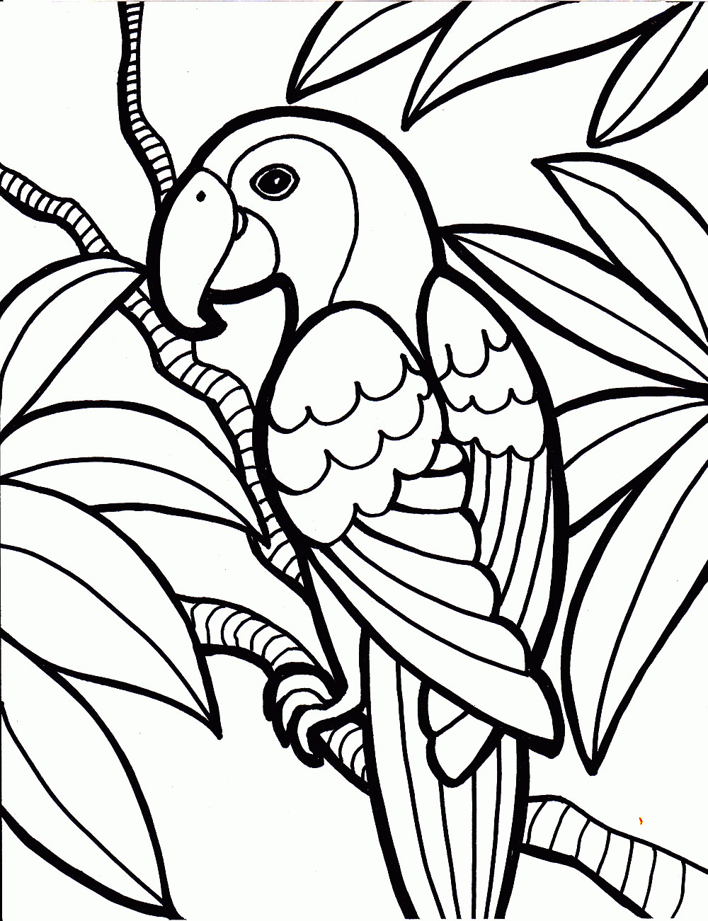 Free Flower Coloring Pages For Kids
 Free printable coloring pages for kids