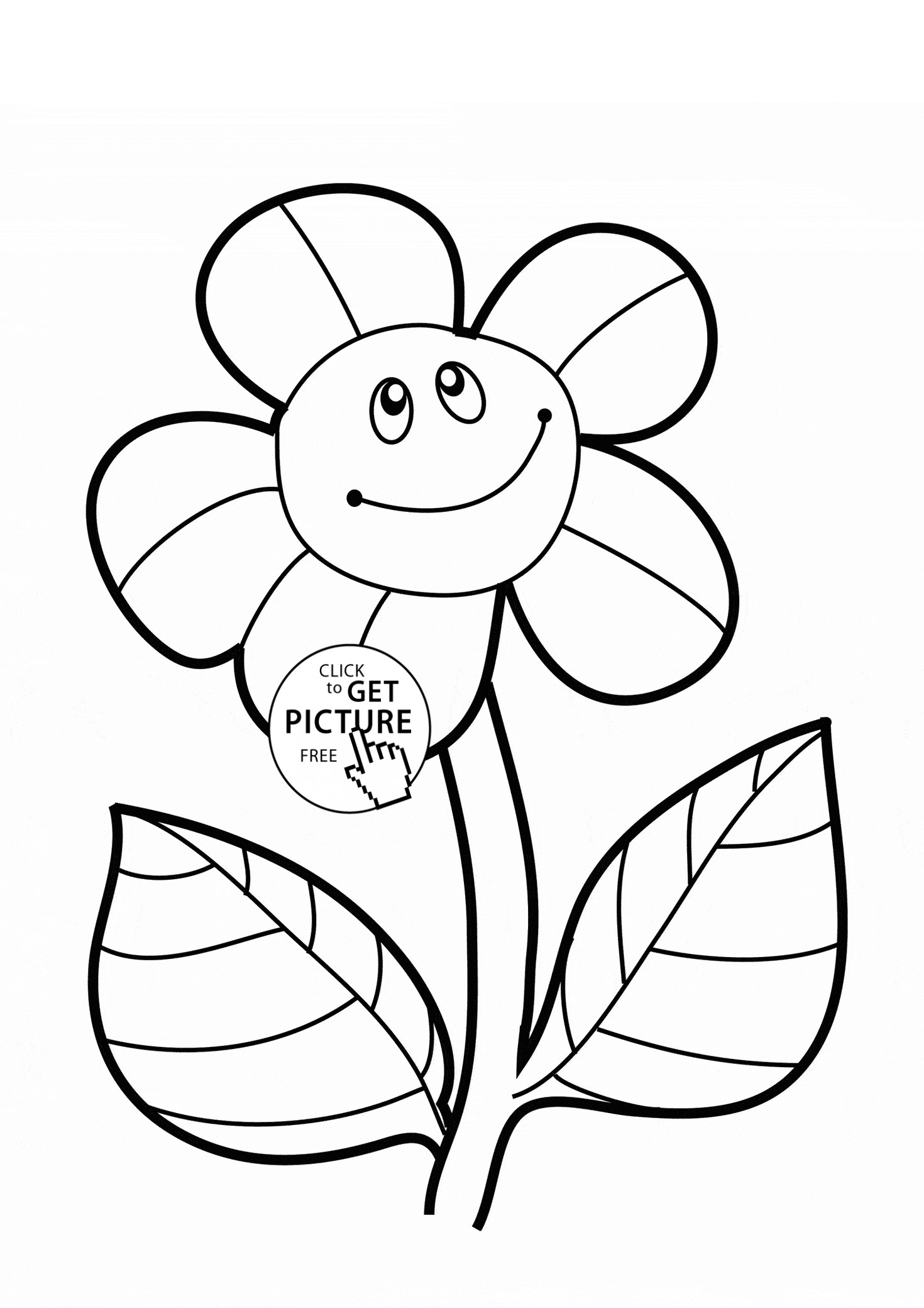 Free Flower Coloring Pages For Kids
 Awesome Flower Coloring Pages to Print