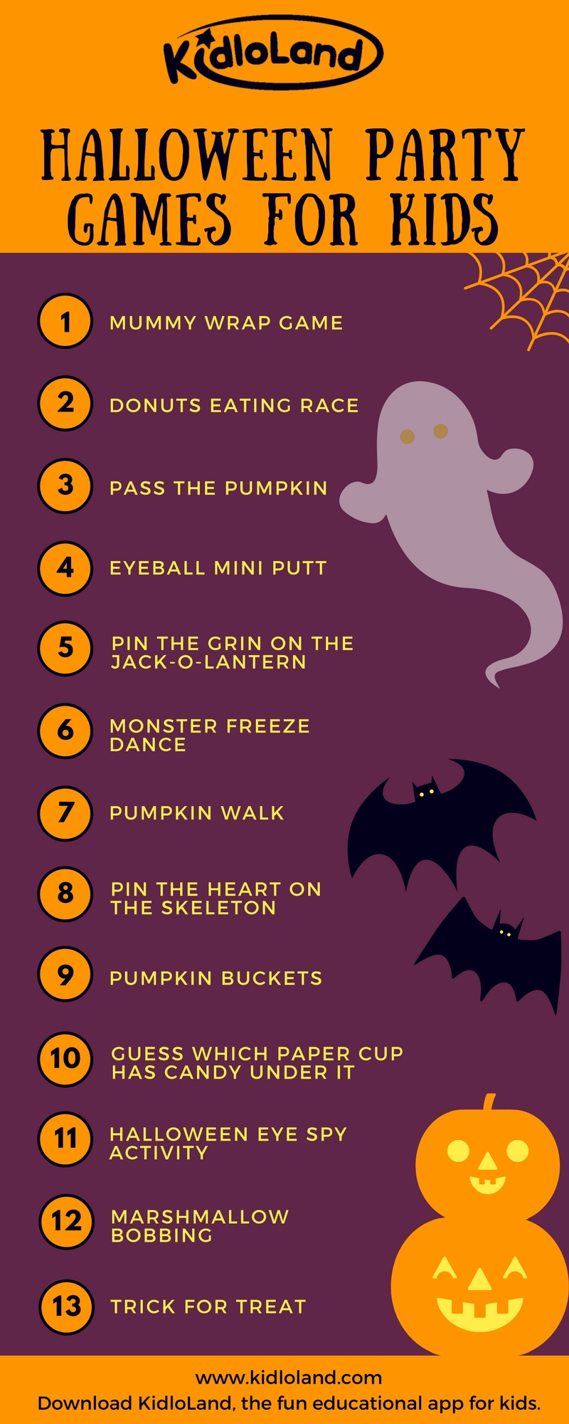 Free Halloween Party Game Ideas
 13 Fun Halloween Party Games For Kids KidloLand