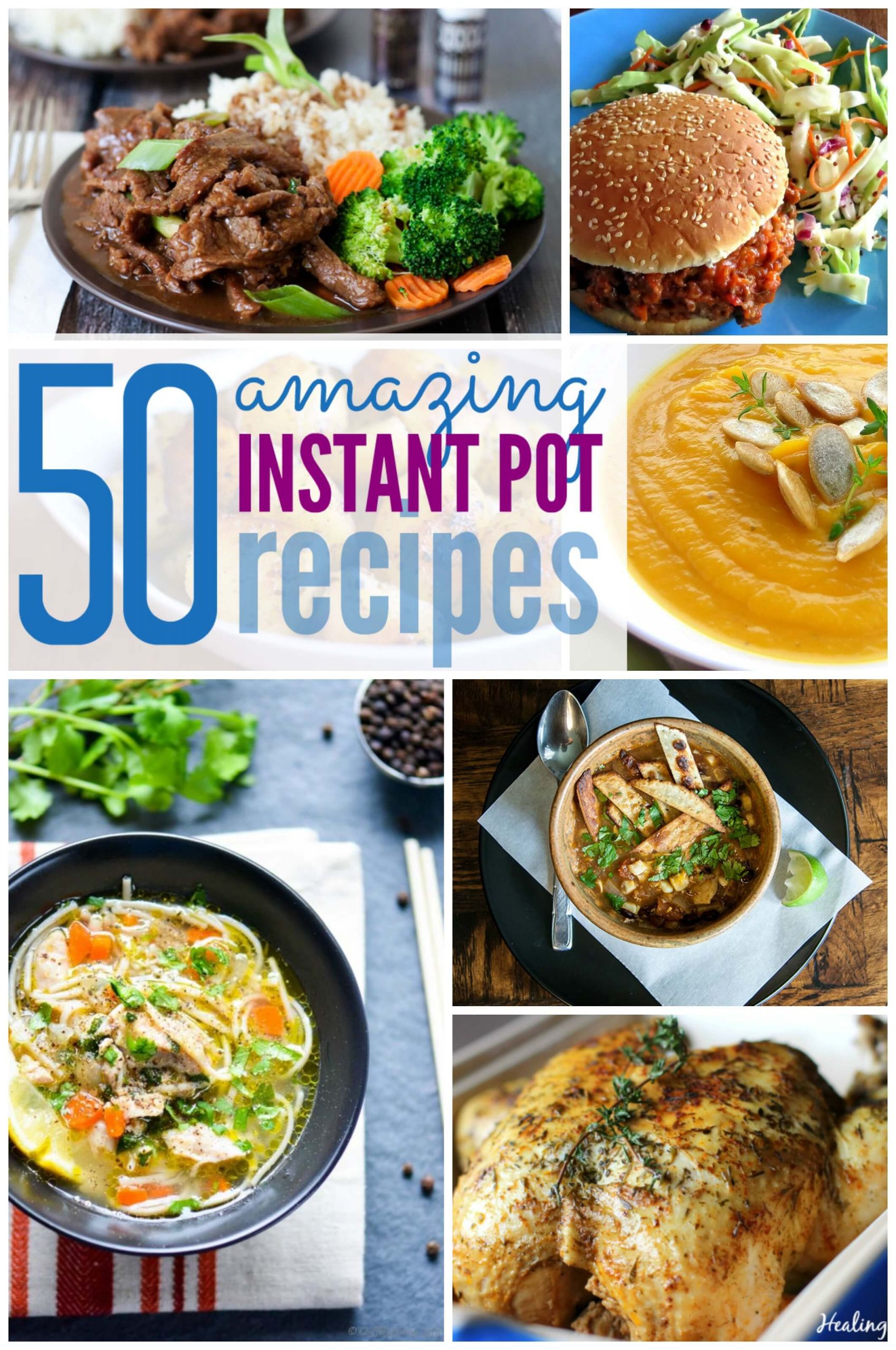 Free Instant Pot Recipes
 50 Instant Pot Recipes You Need to Try