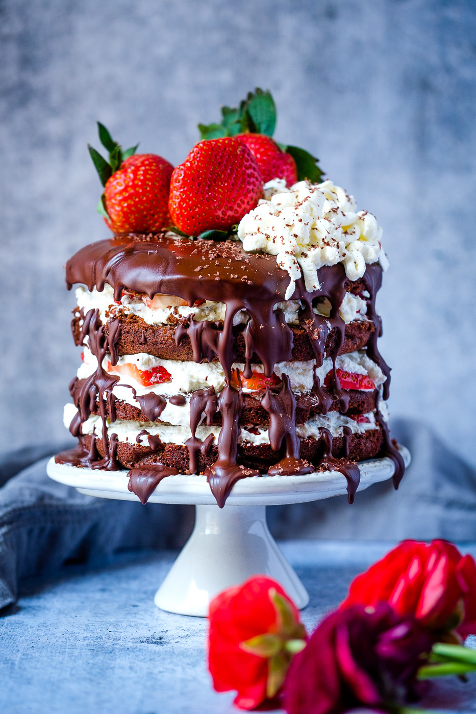Free Pictures Of Birthday Cakes
 Lectin Free Chocolate Strawberry Birthday Cake Creative