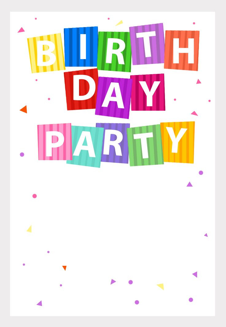 Free Printable Birthday Invitation Maker
 Free Printable Party Confetti Invitation Just used this to