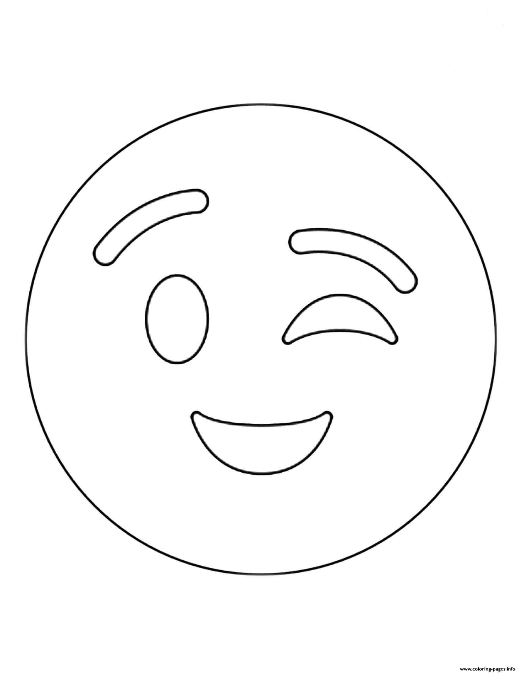 Free Printable Emoji Coloring Pages
 Free Printable Emoji Coloring Pages