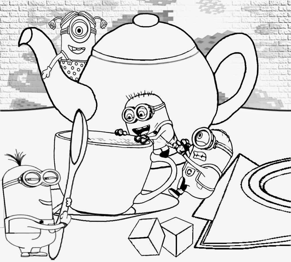 Free Printable Minion Coloring Pages
 Free Coloring Pages Printable To Color Kids