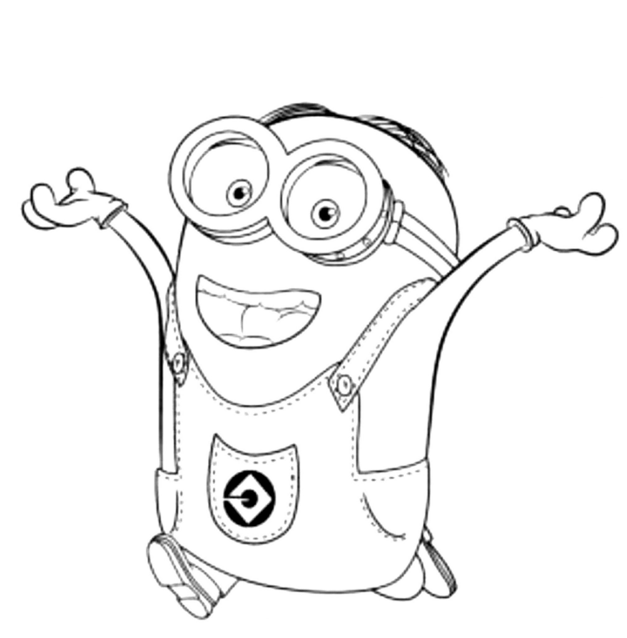 Free Printable Minion Coloring Pages
 Print & Download Minion Coloring Pages for Kids to Have