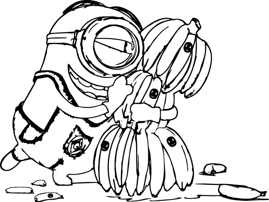 Free Printable Minion Coloring Pages
 Minion Coloring Pages Best Coloring Pages For Kids