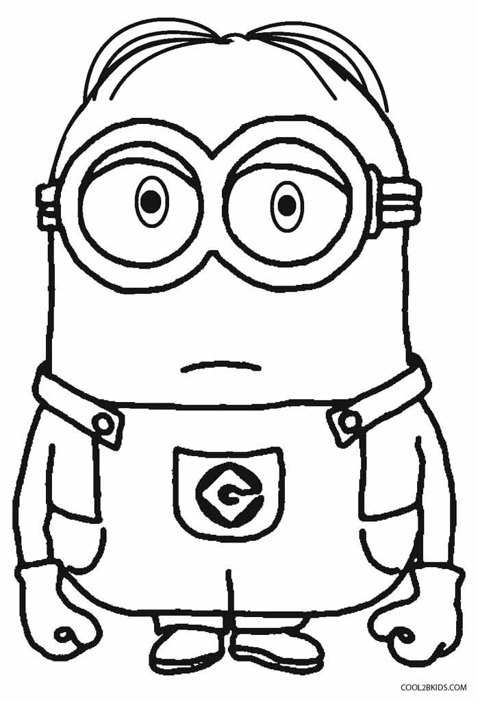Free Printable Minion Coloring Pages
 Printable Despicable Me Coloring Pages For Kids