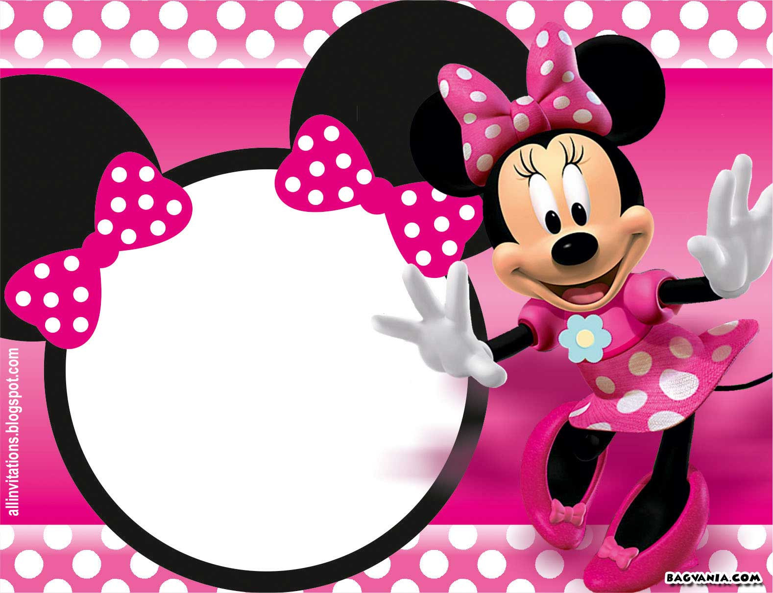 Free Printable Minnie Mouse Birthday Invitations
 Free Printable Minnie Mouse Birthday Invitations – FREE