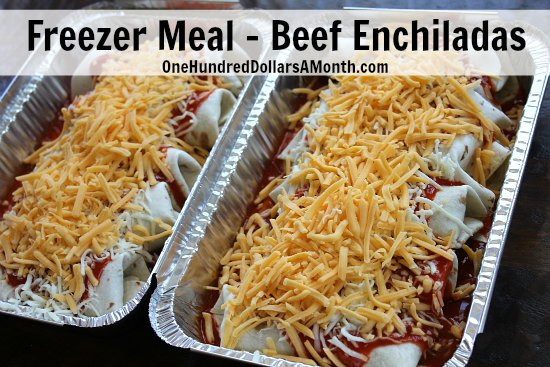 Freezer Beef Enchiladas
 Freezer Meal Recipe Beef Enchiladas
