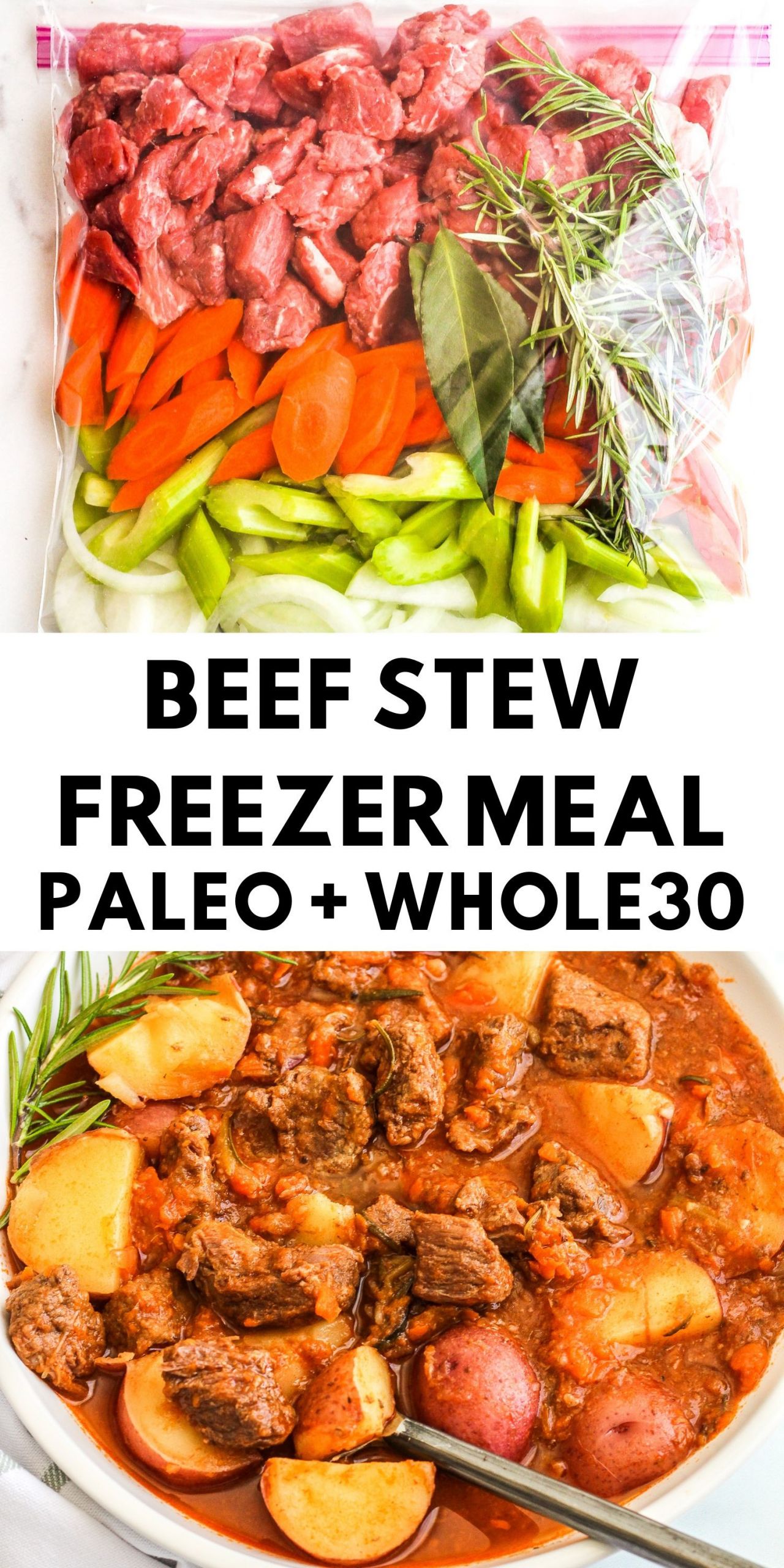 Freezer Beef Stew
 Paleo Beef Stew Freezer Meal The Bettered Blon