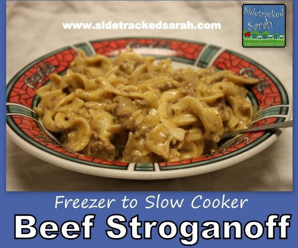 Freezer Beef Stroganoff
 Beef Stroganoff Freezer to Crockpot Meal
