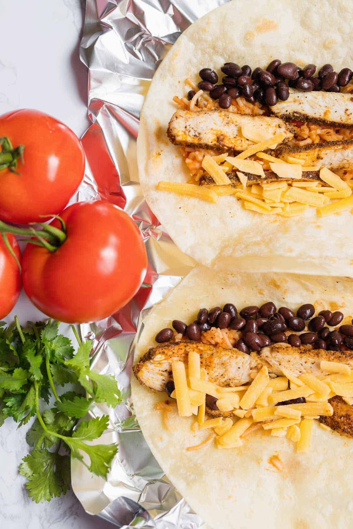 Freezer Chicken Burritos
 This healthy chicken burrito recipe is one of our most