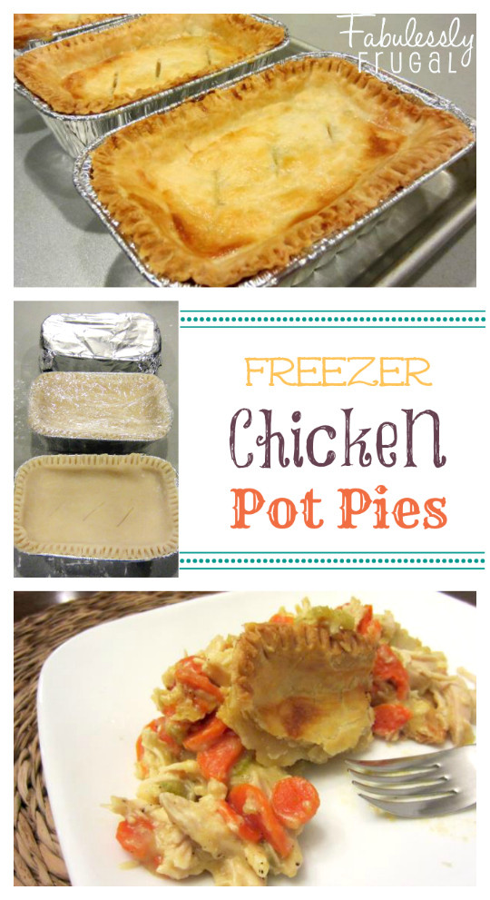 Freezer Chicken Pot Pie
 Freezer Meal Recipes Chicken Pot Pies