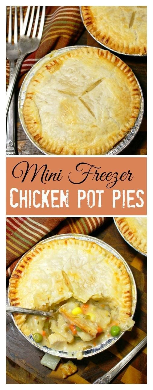 Freezer Chicken Pot Pie Recipe
 Mini Freezer Chicken Pot Pies Recipe
