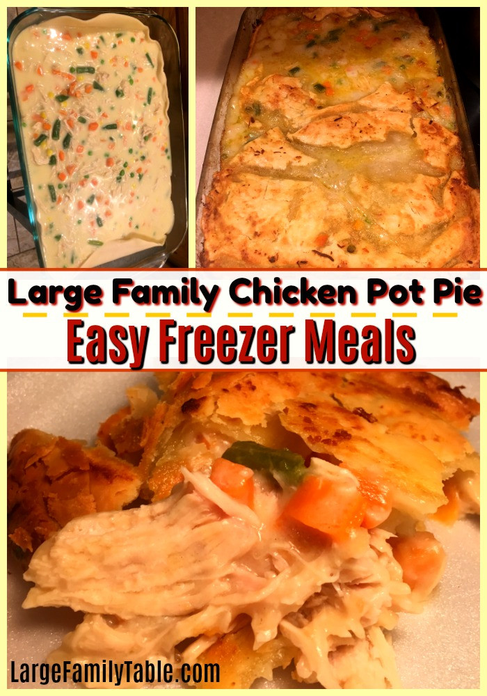 Freezer Chicken Pot Pie Recipe
 Family Chicken Pot Pie Recipe
