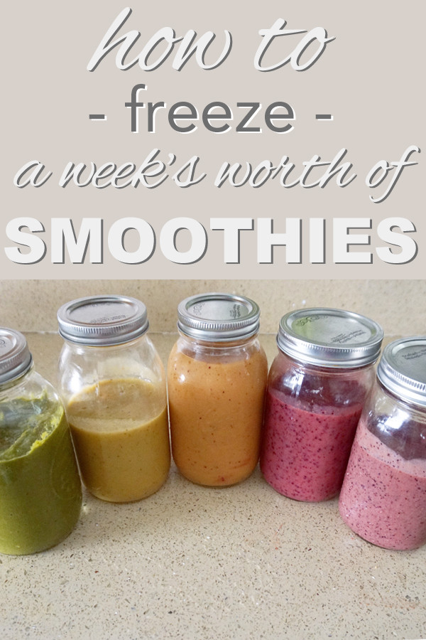Freezer Cups For Smoothies
 How to Freeze a Week s Worth of Smoothies Going Zero Waste