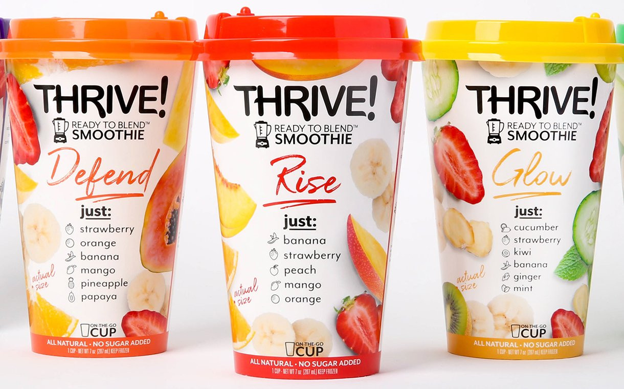 Freezer Cups For Smoothies
 Thrive launches ready to blend frozen smoothie cup range