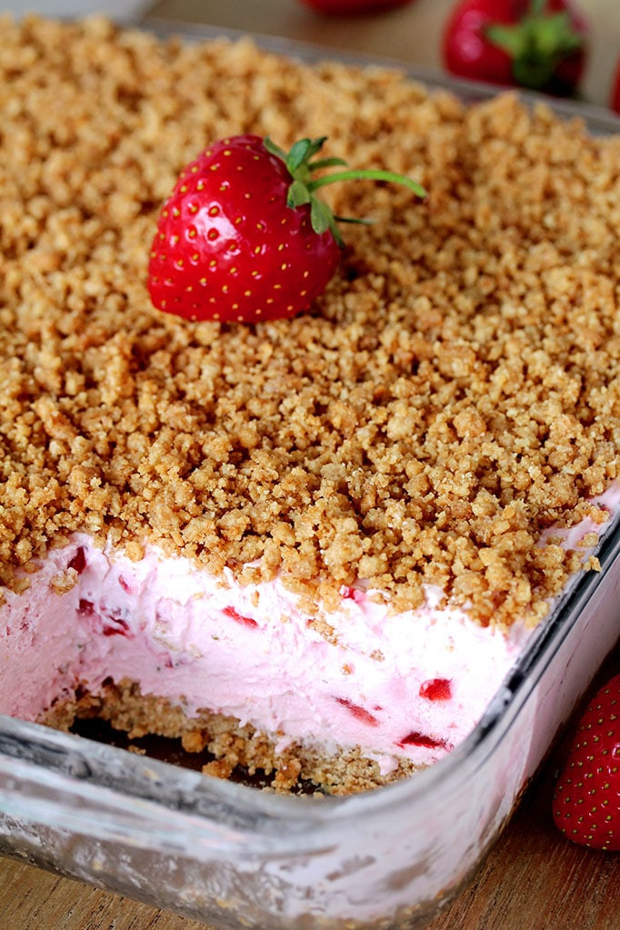 Freezer Desserts Recipes
 Easy Frozen Strawberry Dessert refreshing creamy frozen
