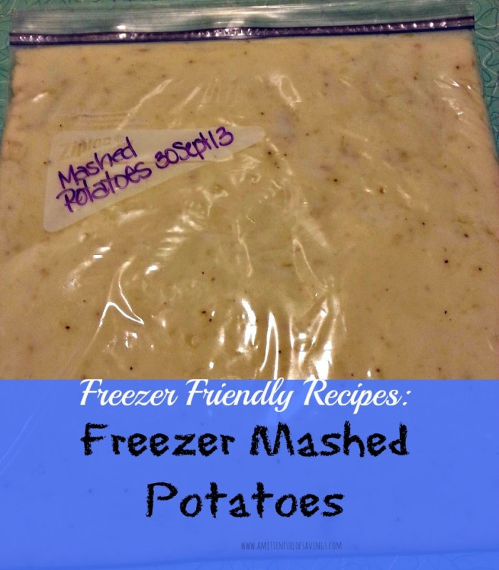 Freezer Mashed Potatoes
 Freezer Friendly Recipes Freezer Mashed Potatoes Fresh