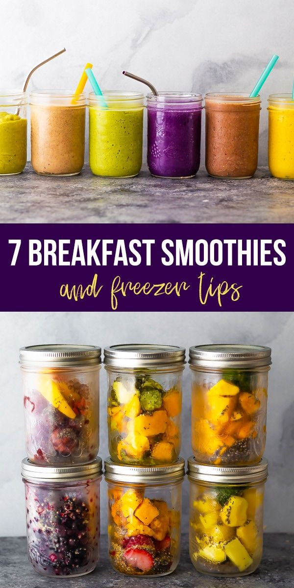Freezer Smoothie Recipes
 7 Breakfast Smoothie Recipes Freezer Tips