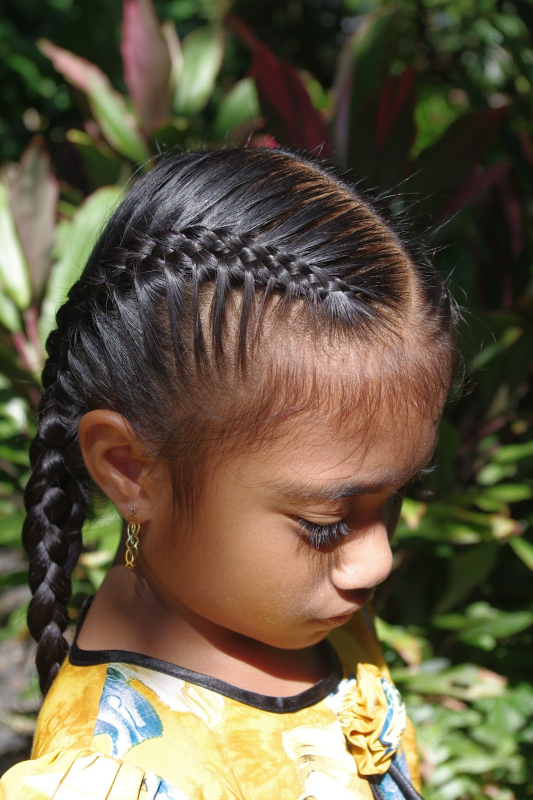 French Braid Hairstyles With Weave
 HAIRSTYLES TREND Micronesian Girl Double 4 strand French