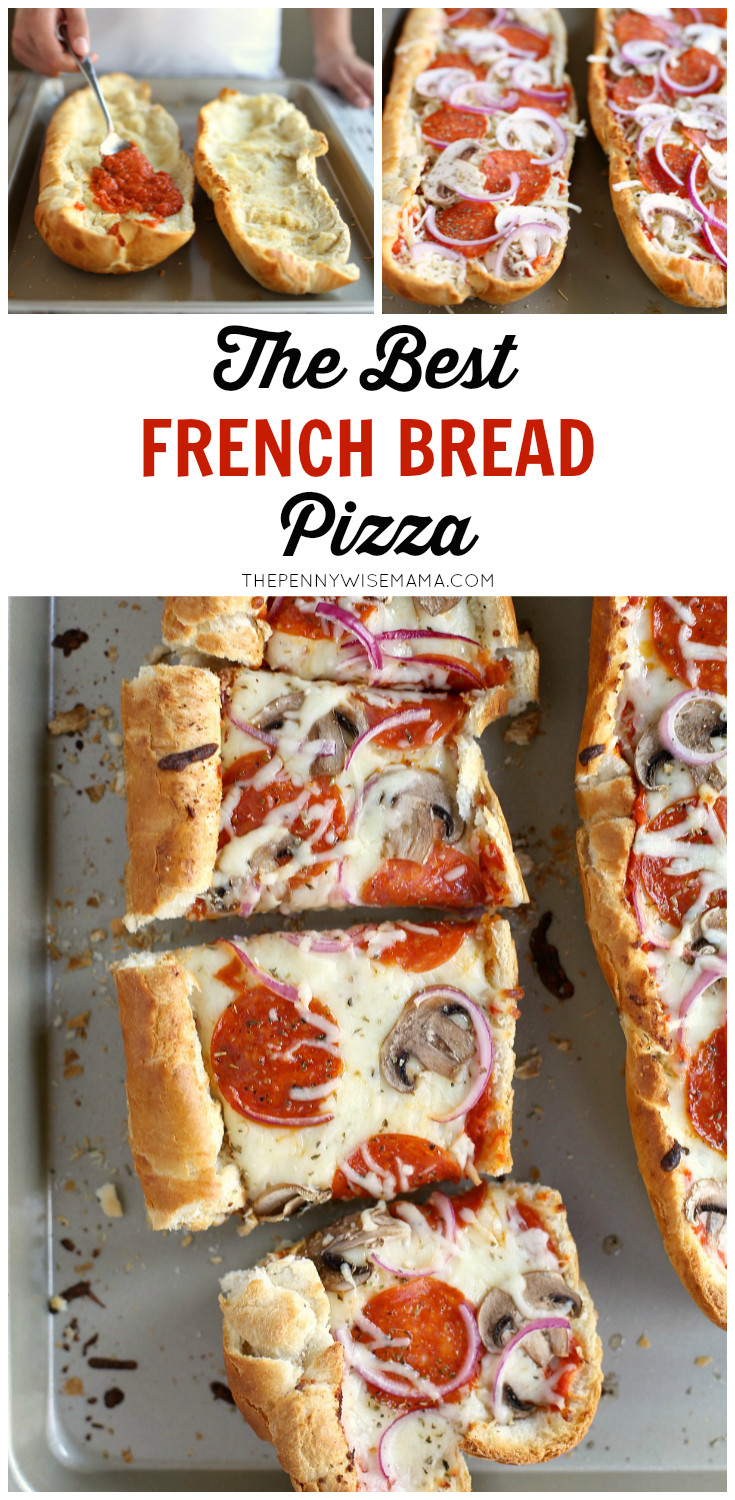 French Bread Pizza Recipe
 The Best French Bread Pizza Recipe The PennyWiseMama