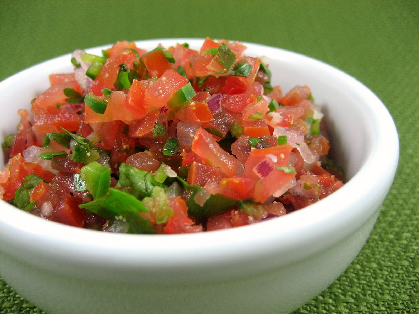 Fresh Salsa Recipe With Cilantro
 Homestyle Ve arian Cooking Fresh Tomato Salsa