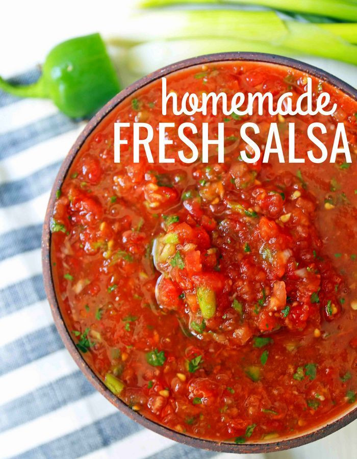 Fresh Salsa Recipe With Cilantro
 Homemade Restaurant Style Salsa Fresh salsa made with