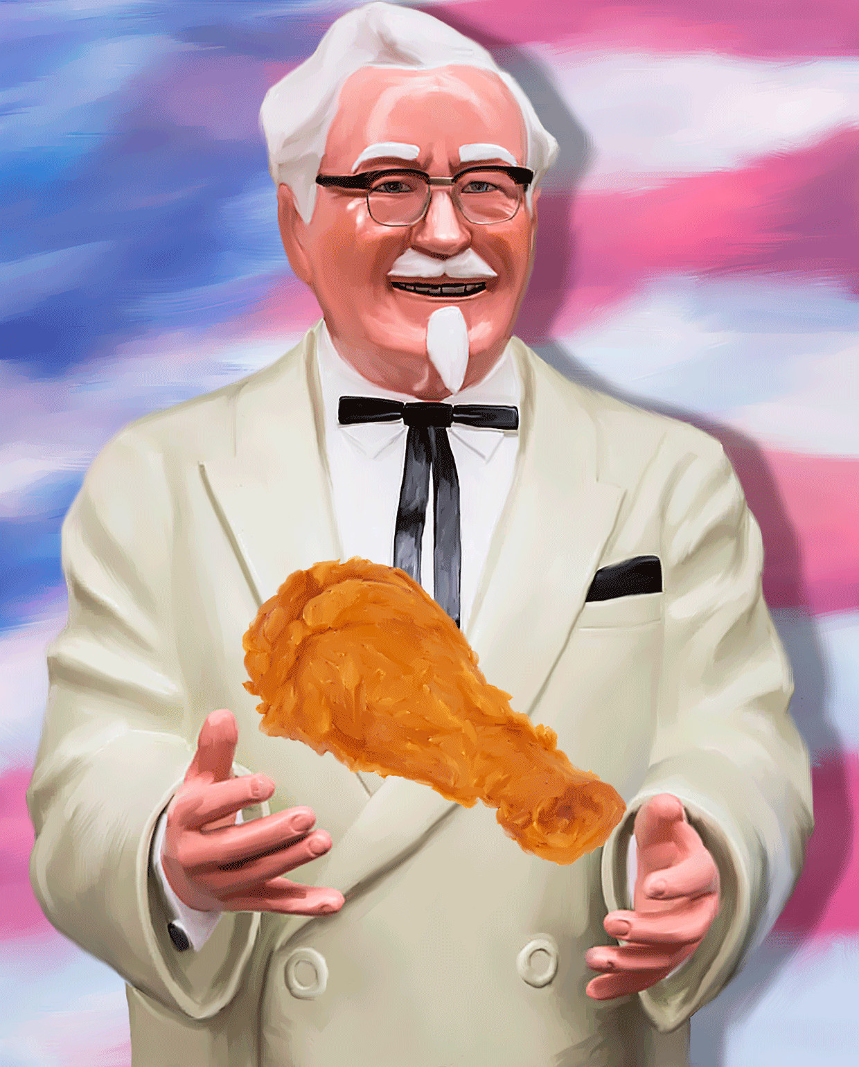 Fried Chicken Gif
 Kfc animation colonel sanders GIF on GIFER by Nikor