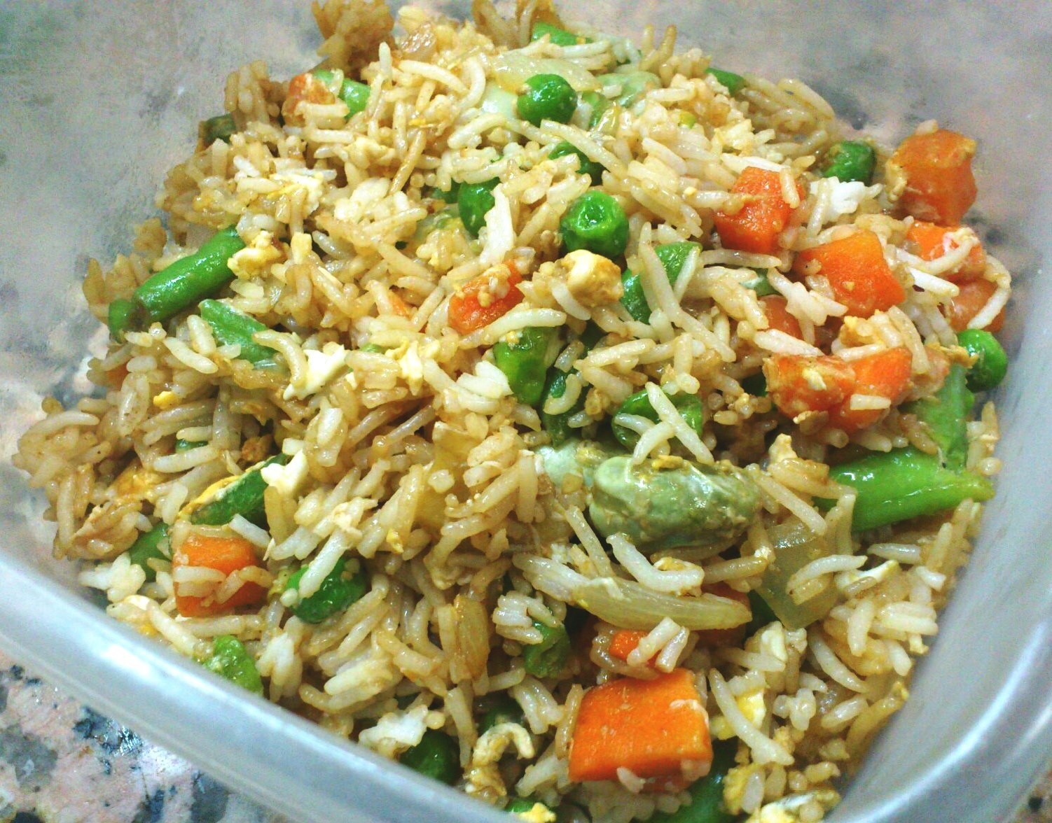 Fried Rice Vegetarian
 QUICK HEALTHY VEGETABLE FRIED RICE WITH EGG