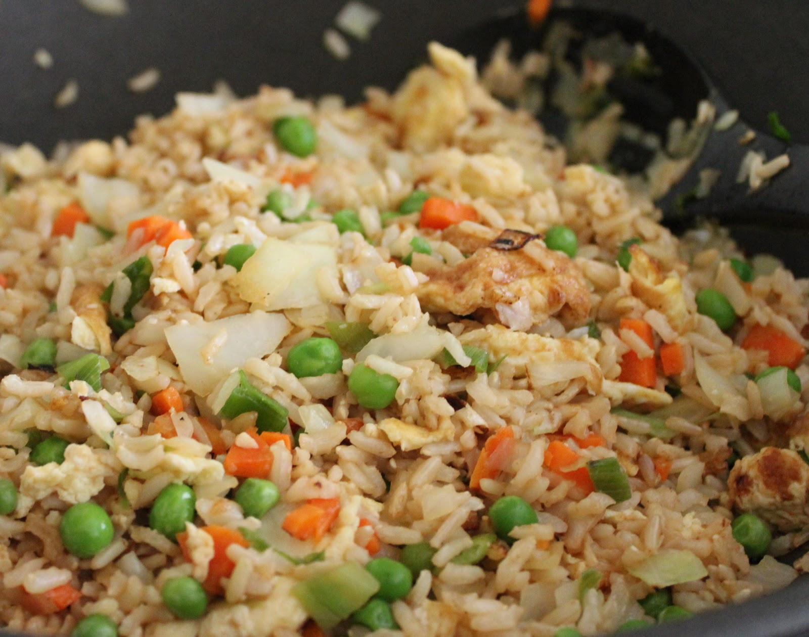Fried Rice Vegetarian
 How To Cook Brown Rice Ve able Fried Rice and Kimchi