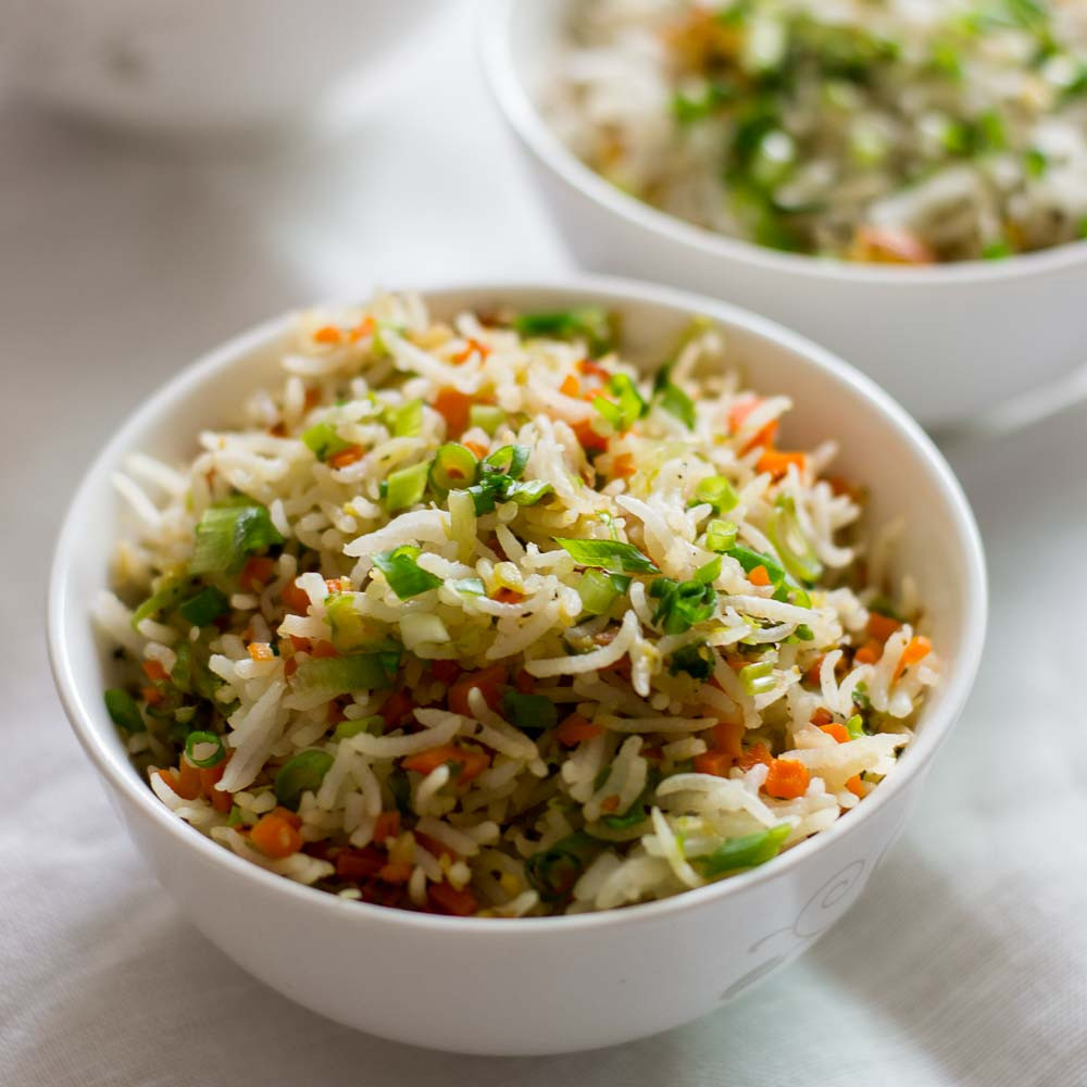 Fried Rice Vegetarian
 ve able fried rice recipe Easy veg fried rice indian