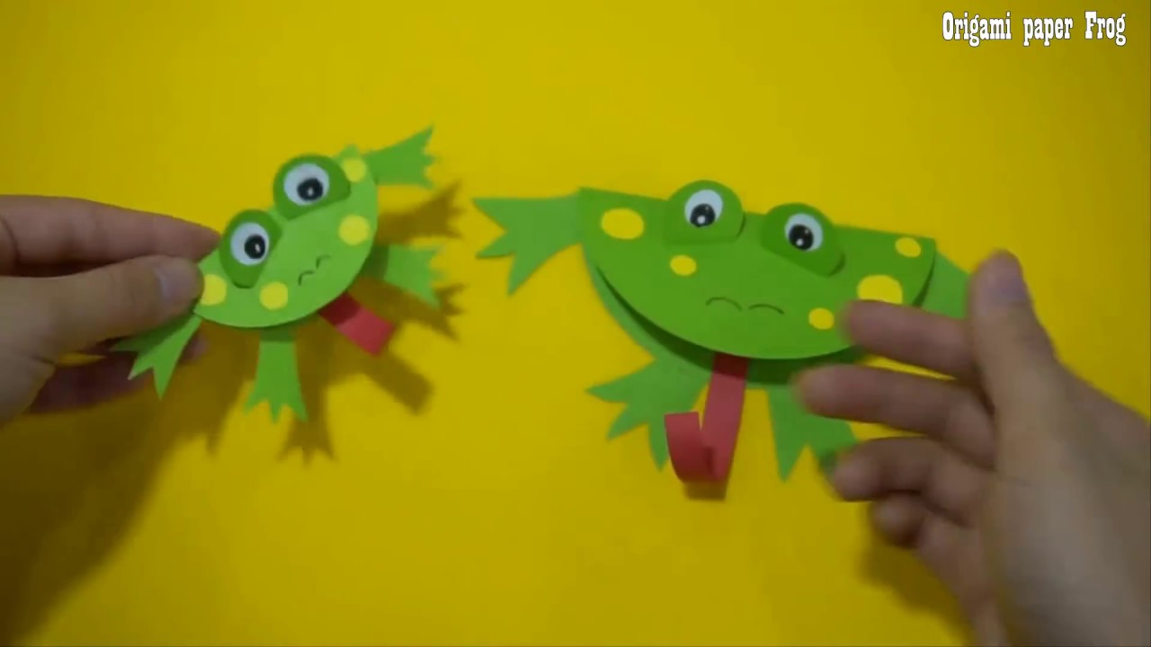 Frog Art For Toddlers
 How To Make A Paper Frog Easy Simple