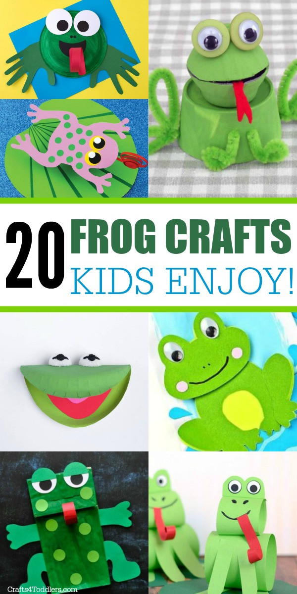 Frog Art For Toddlers
 Hop on over and check out this huge list of frog crafts