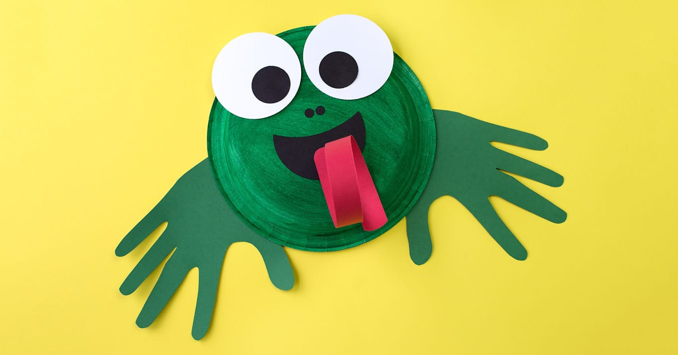 Frog Art For Toddlers
 How to Make a Paper Plate Frog Craft