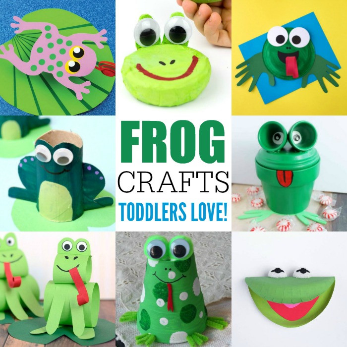 Frog Art For Toddlers
 Hop on over and check out this huge list of frog crafts