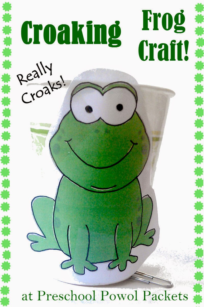 Frog Art Projects For Preschoolers
 Croaking Frog Craft and Halloween Read & Play