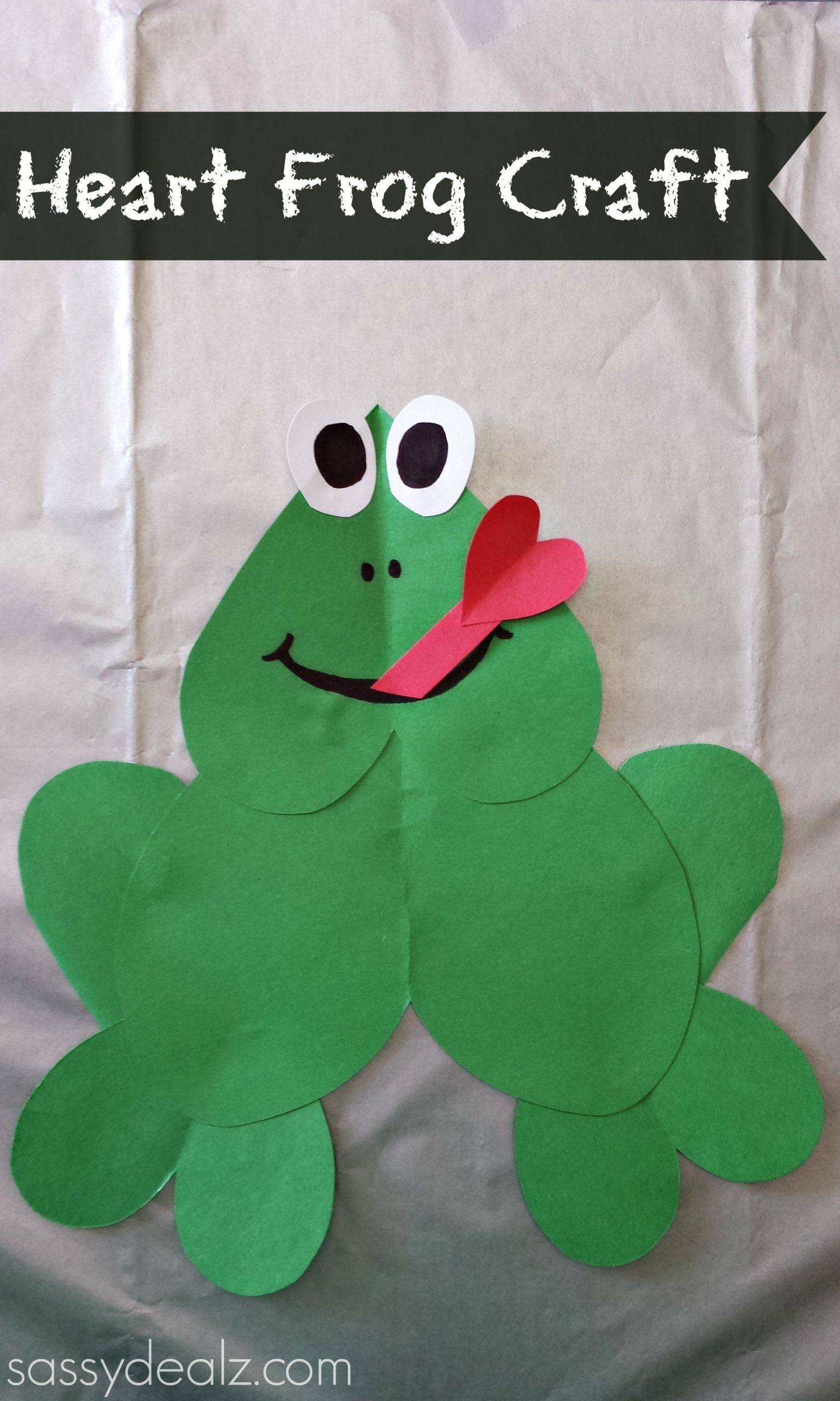 Frog Craft For Toddlers
 Paper Heart Frog Craft For Kids Crafty Morning