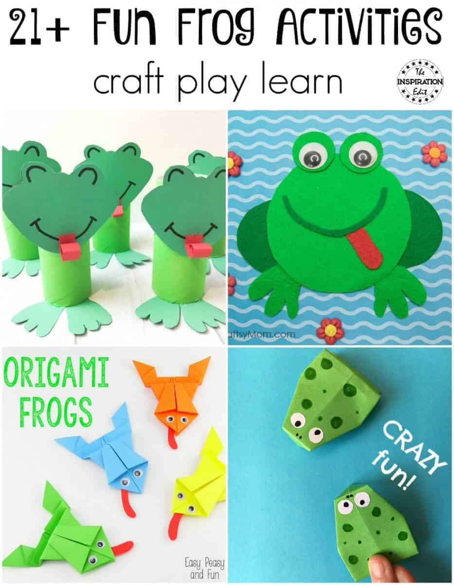 Frog Craft For Toddlers
 Frog Lifecycle Craft Activity For Kids · The Inspiration Edit