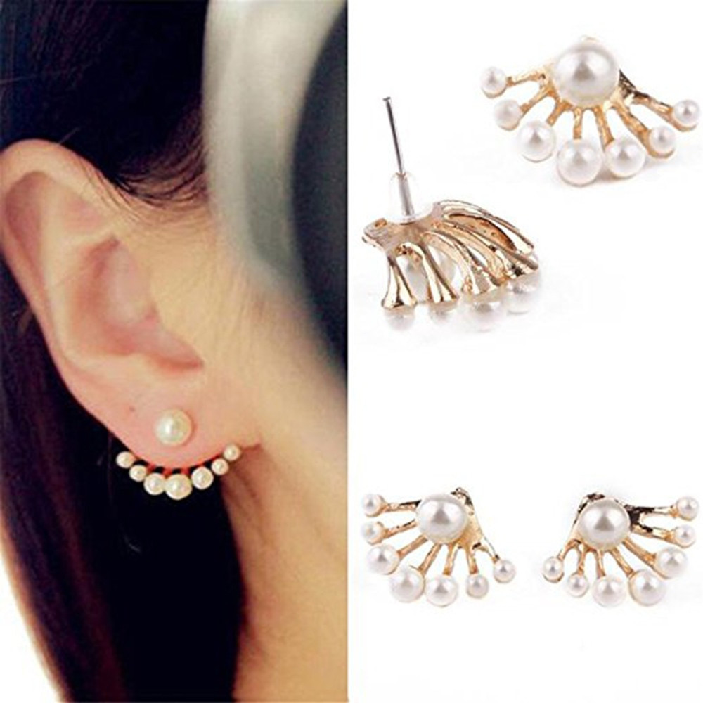 Front And Back Earrings
 Aliexpress Buy Korean Jewelry 2018 New Imitation