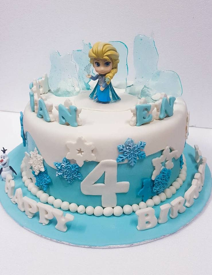Frozen Birthday Cakes
 18 Frozen themed birthday cakes which can be customized