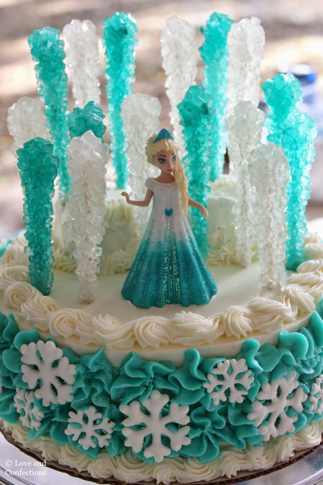 Frozen Birthday Cakes Ideas
 Love and Confections Frozen Party and Royal Icing